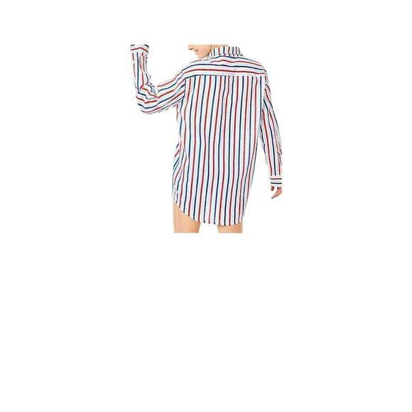 Addison Bay Women's XS Striped Preppy Dress Cover-Up Multicolor Summer - Picture 3 of 10